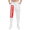 Breakbeat Athletic Joggers — Bold Red Logo Streetwear
