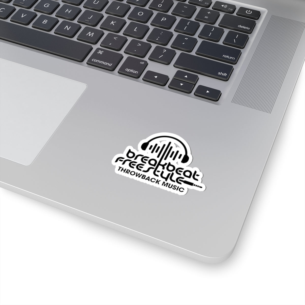 Breakbeat Freestyle Kiss-Cut Sticker — Throwback Music Logo Decal