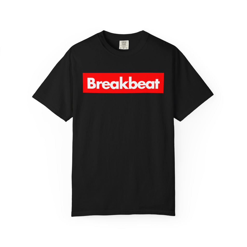 Breakbeat T-Shirt | Red Logo Music DJ Electronic Dance Tee