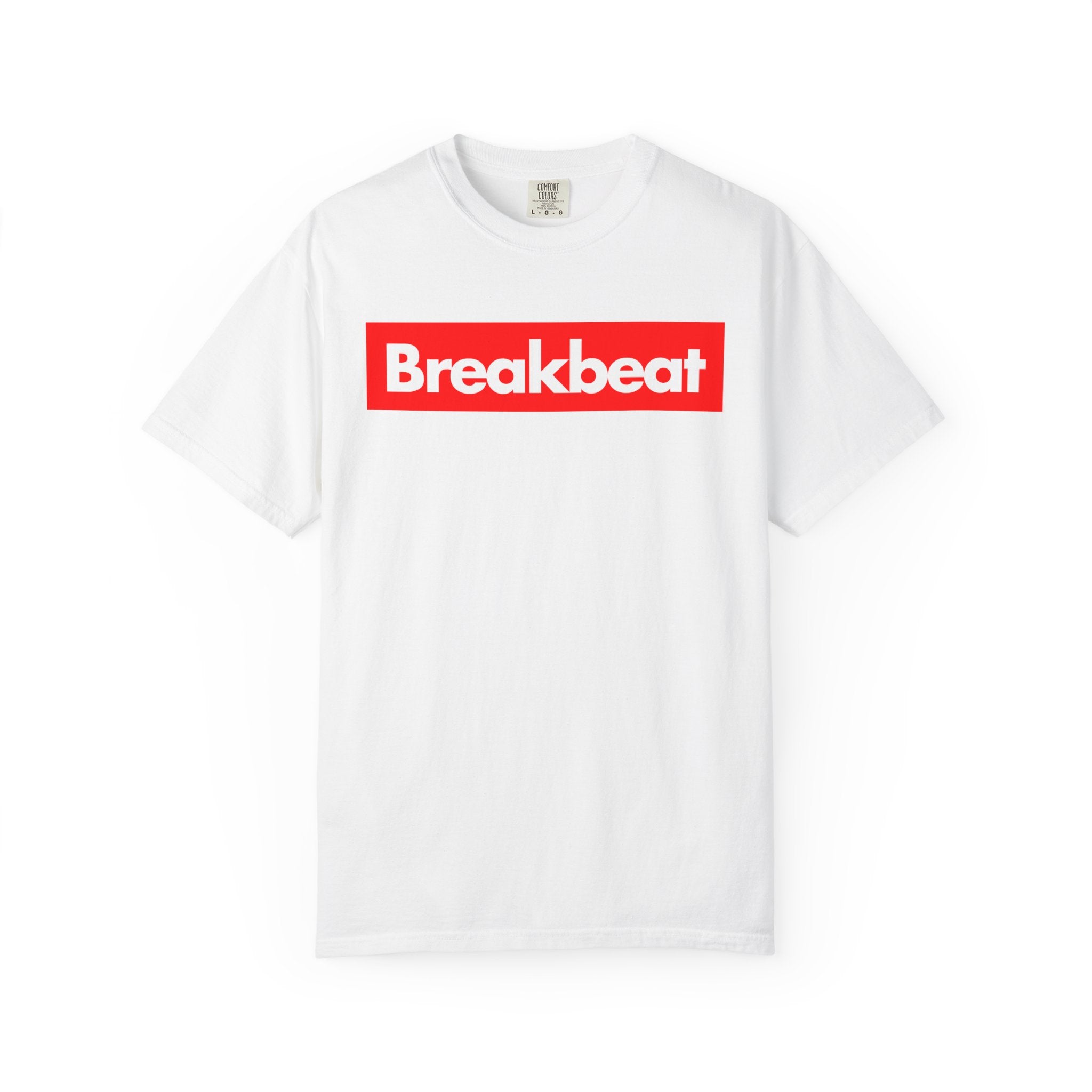 Breakbeat T-Shirt | Red Logo Music DJ Electronic Dance Tee