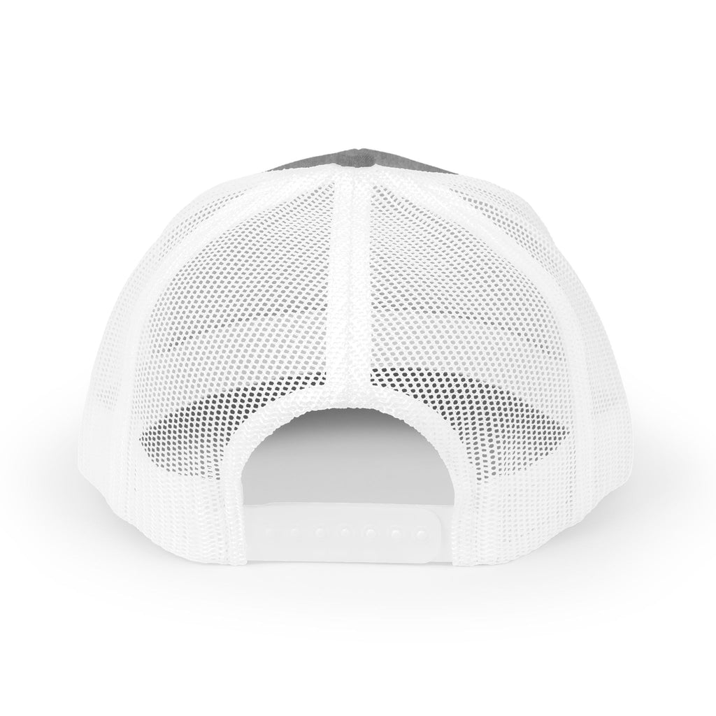 Breakbeat Music Trucker Cap — Retro Headphones Logo Snapback