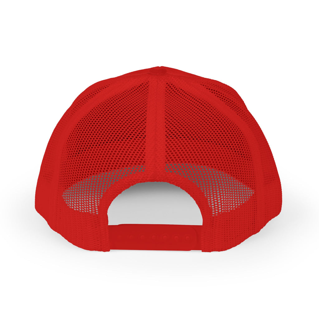 Breakbeat Music Trucker Cap — Retro Headphones Logo Snapback